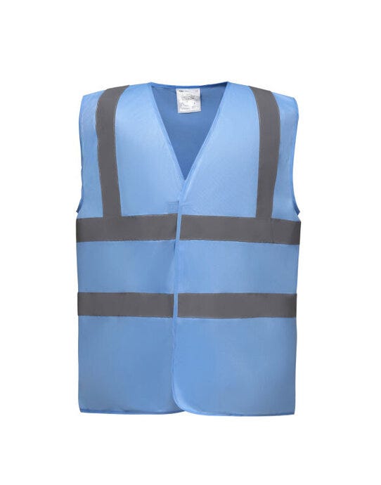 Yoko HVW100EV Enhanced Vis Waistcoat - Sky Blue
