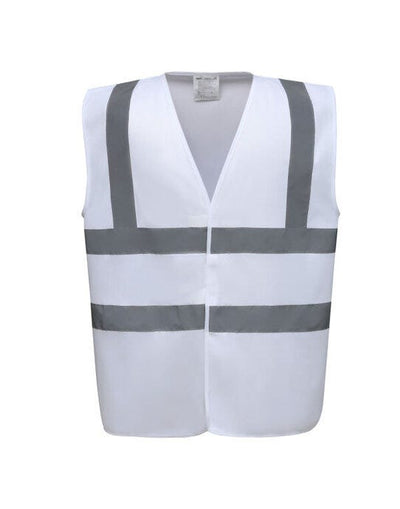 Yoko HVW100EV Enhanced Vis Waistcoat - White
