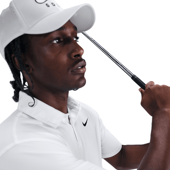 Nike IB0273 Dri-Fit Good Polo Solid SS - White/Black