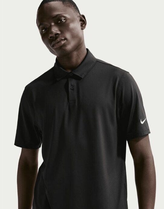 Nike IQ6689 Good Polo Solid SS (OLC) - Black/White