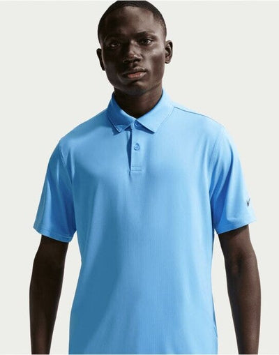 Nike IQ6689 Good Polo Solid SS (OLC) - Hydrogen Blue/Black