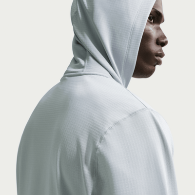 Nike IU2627 Velocity Hoodie - Wolf Grey/White