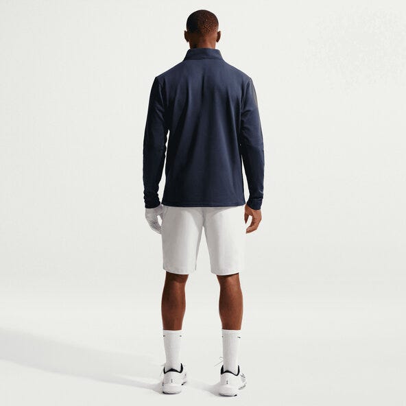 Nike IU2629 Velocity Therma-Fit 1/2 Zip Top - College Navy/White