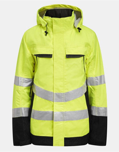 Jobman JM1283 Shell Jacket Hi-Vis - Yellow/Black