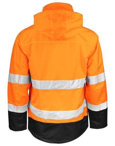 Jobman JM1283 Shell Jacket Hi-Vis - Orange/Black