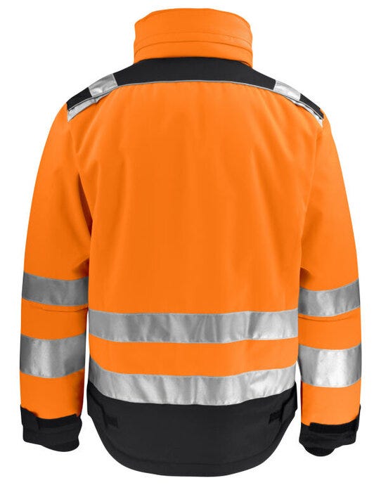 Jobman JM1347 Winter Jacket Star Hi-Vis - Orange/Black