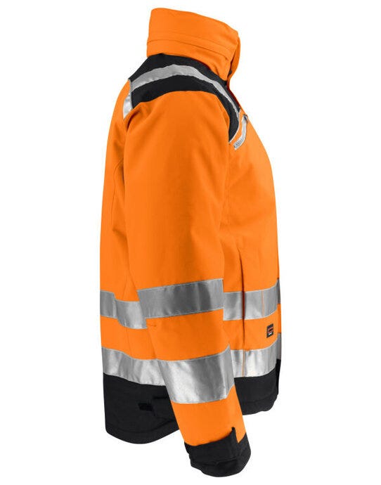 Jobman JM1347 Winter Jacket Star Hi-Vis - Orange/Black