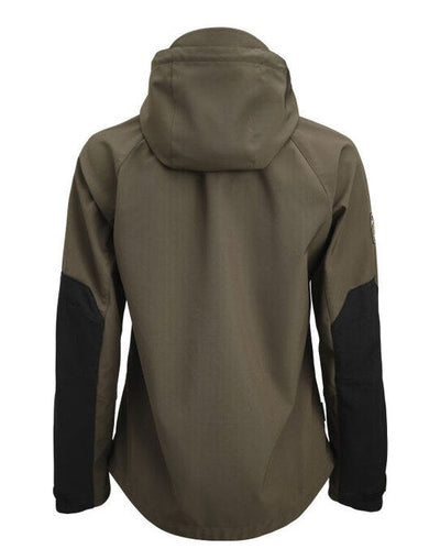 Jobman JM1372 Women's Oxygen Softshell Jacket - Olive Green/Black