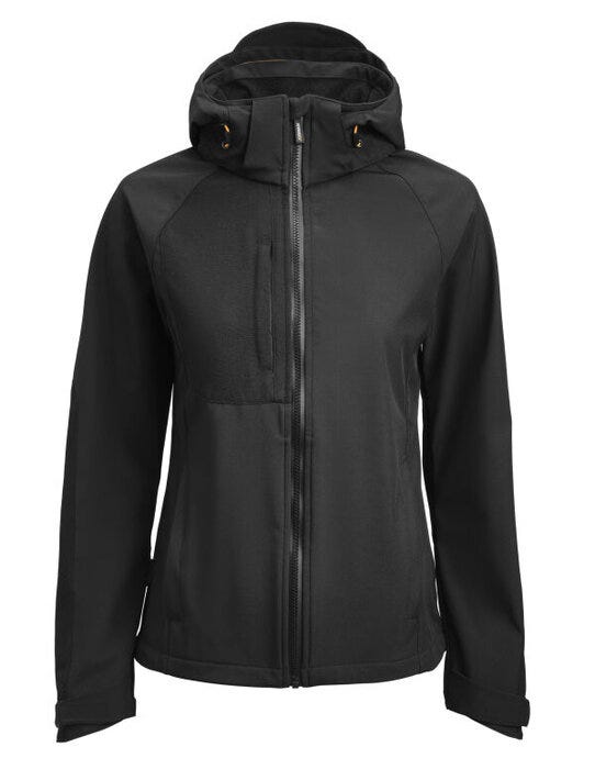 Jobman JM1372 Women's Oxygen Softshell Jacket - Black