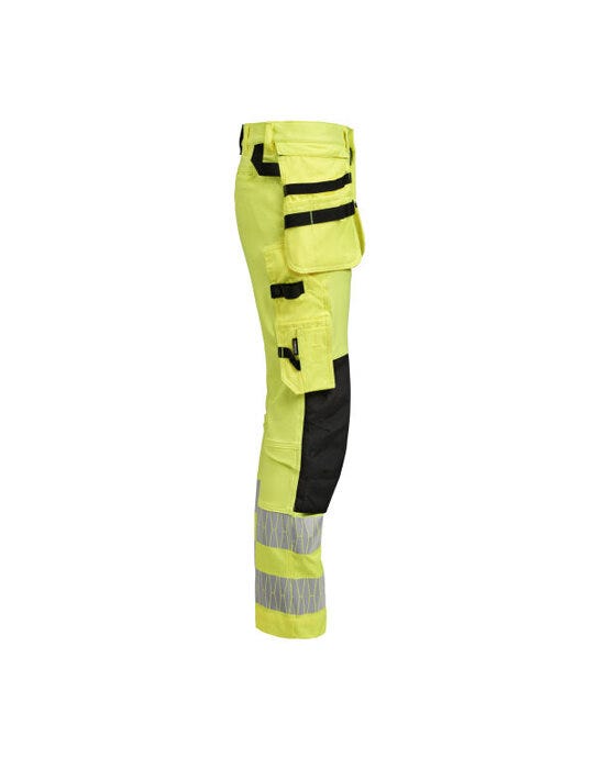 Jobman JM2291 Craftsman Trousers Stretch Hi-Vis - Yellow/Black