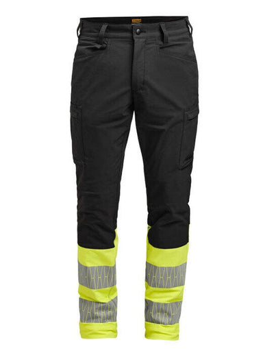 Jobman JM2328 Service Trousers Stretch Hi-Vis - Black/Yellow