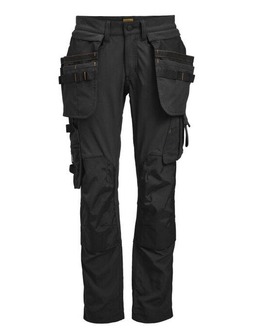 Jobman JM2371 Womens Craftsman Trousers Stretch - Black