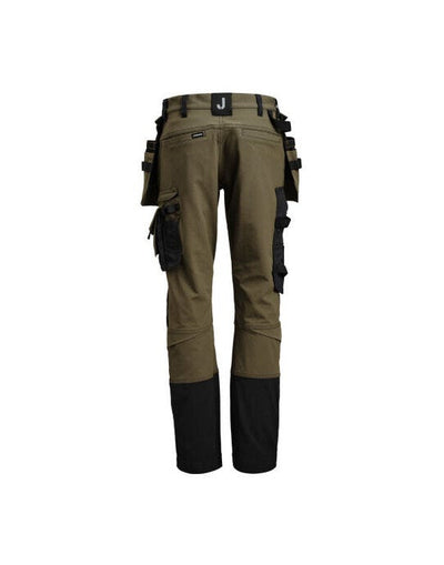 Jobman JM2391 Craftsman Trouser 4-Way Stretch - Olive Green/Black