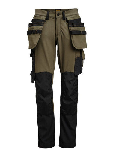 Jobman JM2391 Craftsman Trouser 4-Way Stretch - Olive Green/Black