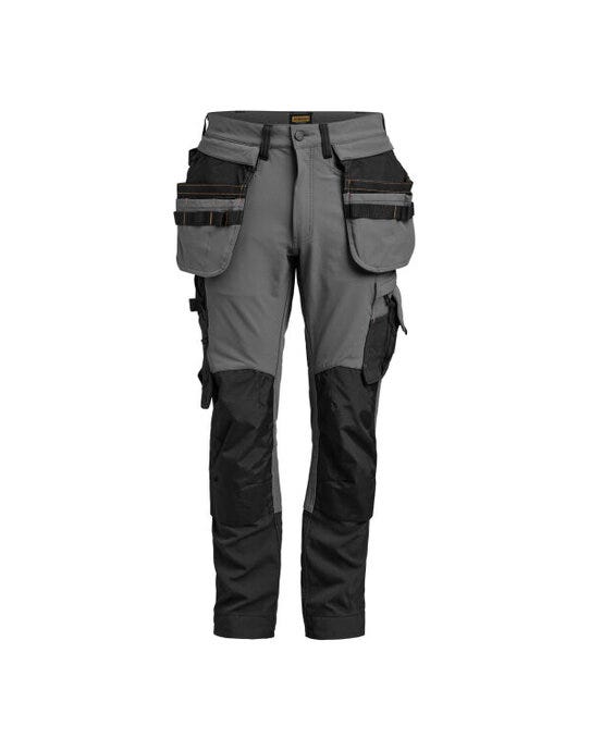 Jobman JM2391 Craftsman Trouser 4-Way Stretch - Dark Grey/Black
