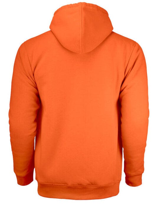 Jobman JM5154 Mens Vintage Hoodie Lined - Orange/ Dark Grey