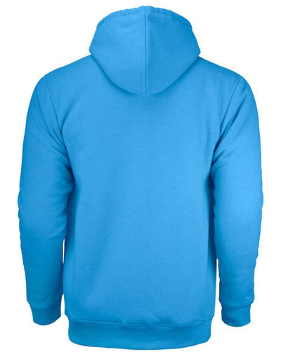 Jobman JM5154 Mens Vintage Hoodie Lined - Ocean/Dark Grey