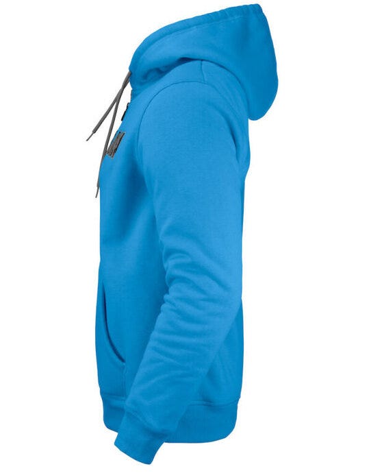 Jobman JM5154 Mens Vintage Hoodie Lined - Ocean/Dark Grey