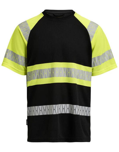 Jobman JM5226 Hi-Vis T-Shirt - Black/Yellow