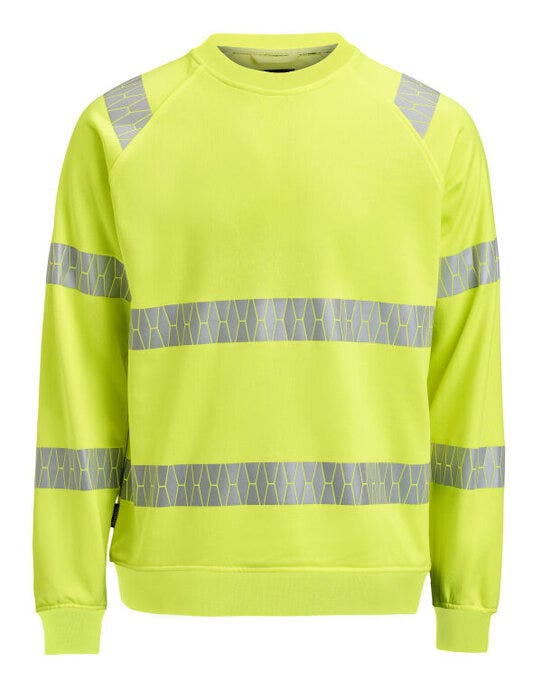 Jobman JM5324 Sweatshirt Hi-Vis - Yellow