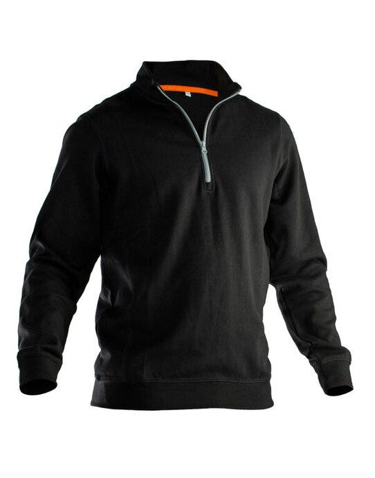 Jobman JM5401 Sweatshirt 1/2 Zip - Black