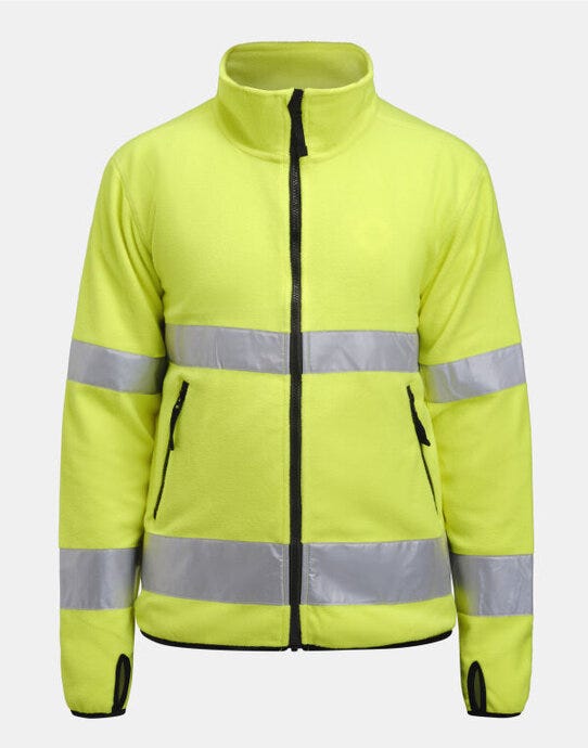 Jobman JM5502 Fleece Jacket Hi-Vis - Yellow