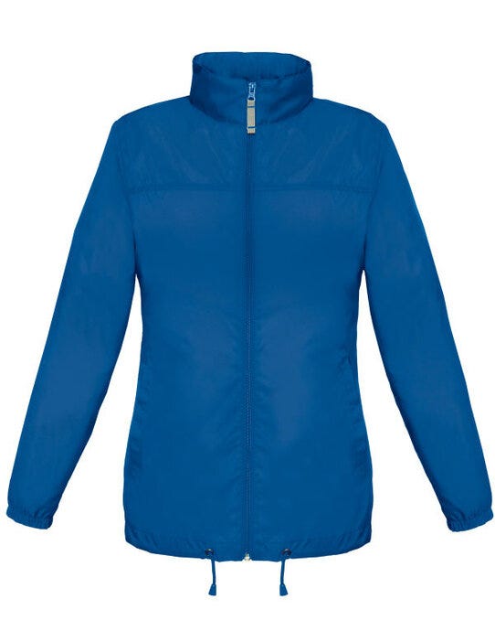 B&C JW902 B&amp;C Women's Sirocco Windbreaker Jacket - Royal Blue
