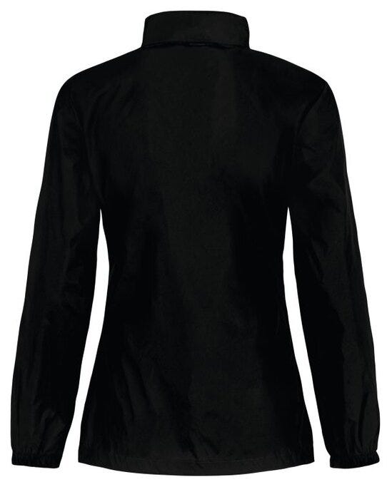 B&C JW902 B&amp;C Women's Sirocco Windbreaker Jacket - Black