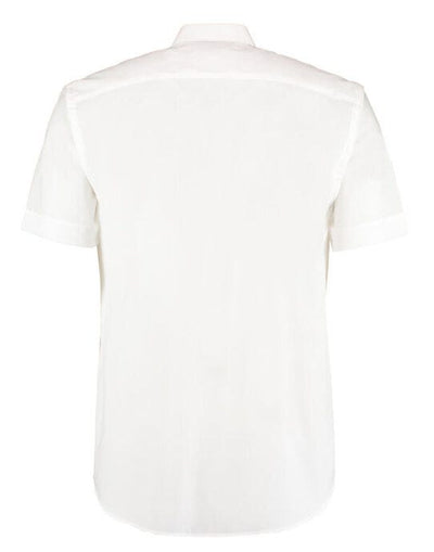 Kustom Kit KK102 Men SS Classic Business Shirt - White
