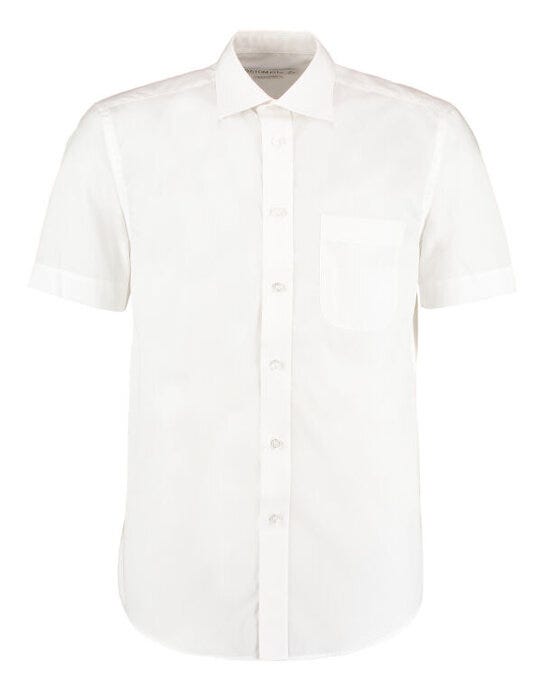 Kustom Kit KK102 Men SS Classic Business Shirt - White