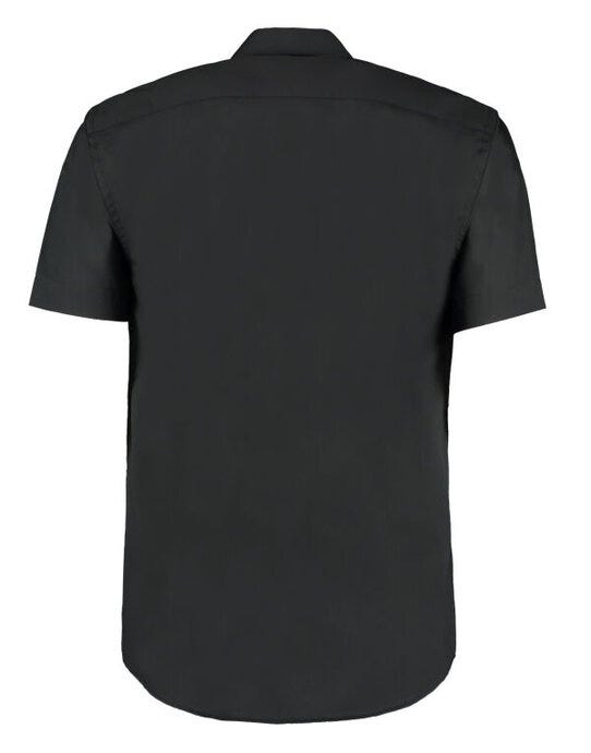Kustom Kit KK102 Men SS Classic Business Shirt - Black