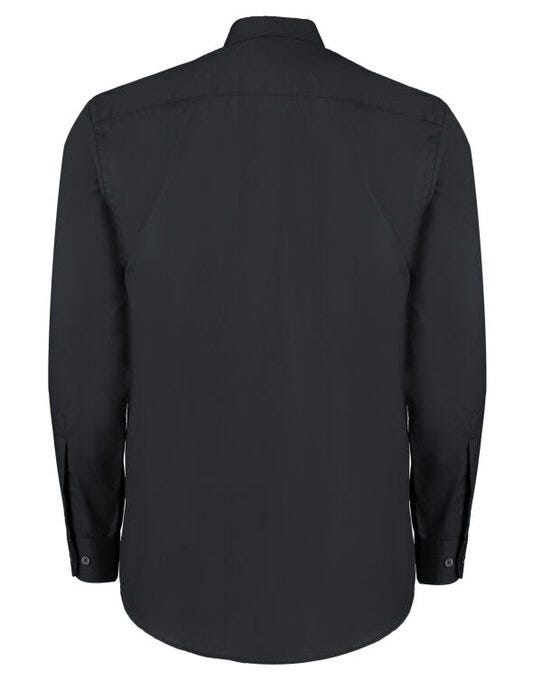 Kustom Kit KK104 Men LS Classic Business Shirt - Black