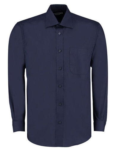 Kustom Kit KK104 Men LS Classic Business Shirt - Dark Navy