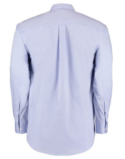 Kustom Kit KK105 Mens LS Classic Oxford Shirt - Light Blue