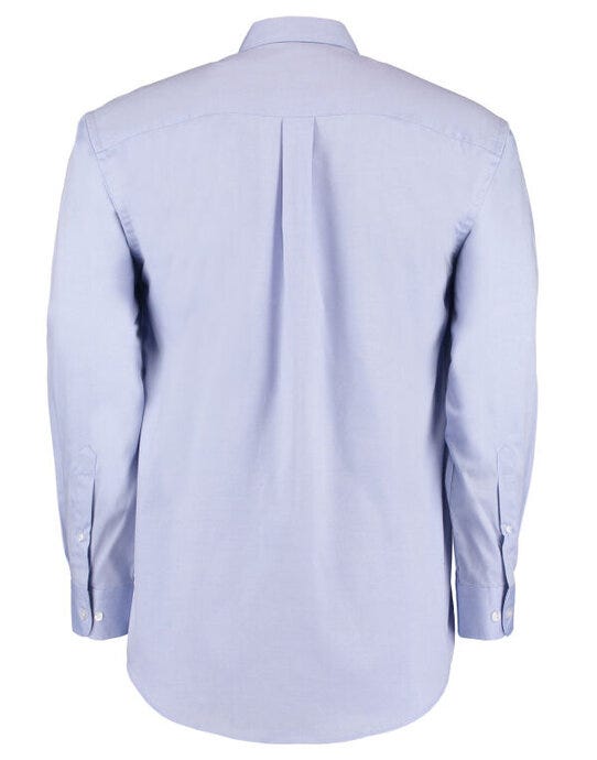 Kustom Kit KK105 Mens LS Classic Oxford Shirt - Light Blue