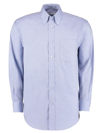 Kustom Kit KK105 Mens LS Classic Oxford Shirt - Light Blue