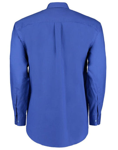 Kustom Kit KK105 Mens LS Classic Oxford Shirt - Royal Blue