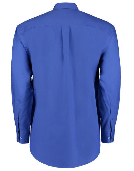 Kustom Kit KK105 Mens LS Classic Oxford Shirt - Royal Blue