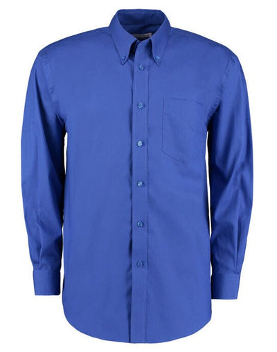 Kustom Kit KK105 Mens LS Classic Oxford Shirt - Royal Blue
