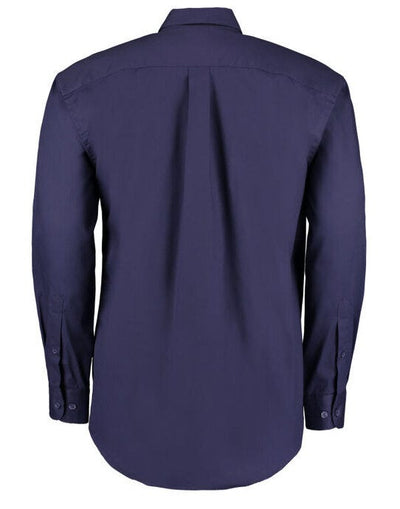 Kustom Kit KK105 Mens LS Classic Oxford Shirt - Midnight Navy