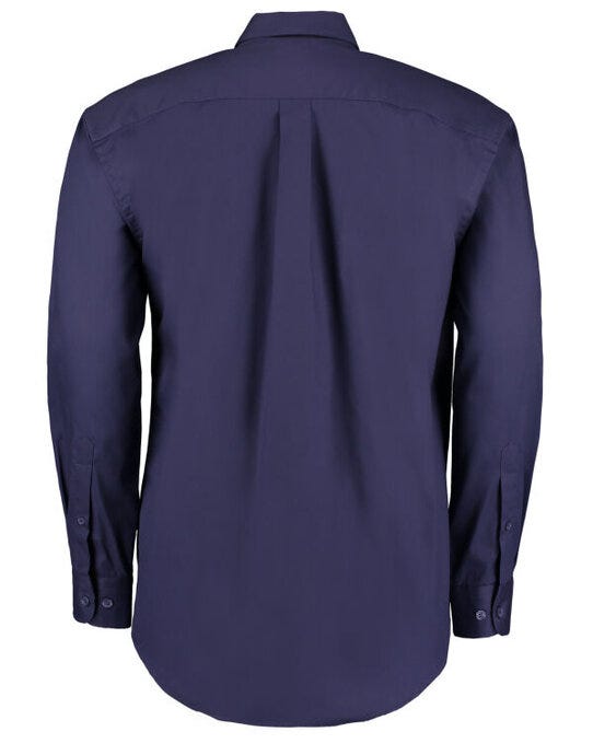 Kustom Kit KK105 Mens LS Classic Oxford Shirt - Midnight Navy