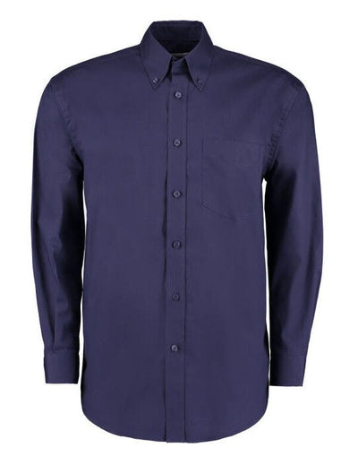 Kustom Kit KK105 Mens LS Classic Oxford Shirt - Midnight Navy