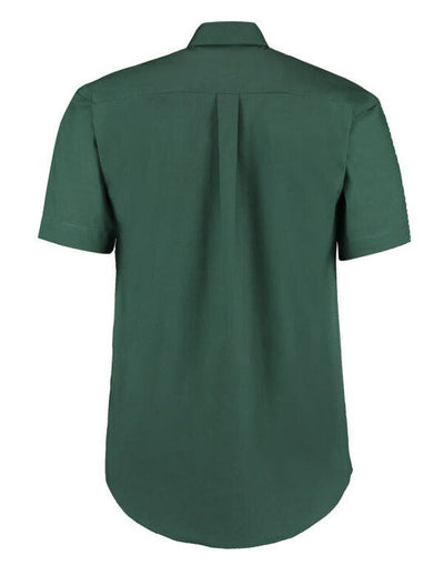 Kustom Kit KK109 Mens SS Classic Oxford Shirt - Bottle Green