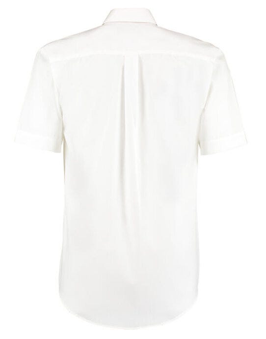 Kustom Kit KK109 Mens SS Classic Oxford Shirt - White