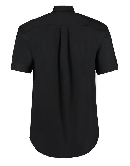 Kustom Kit KK109 Mens SS Classic Oxford Shirt - Black