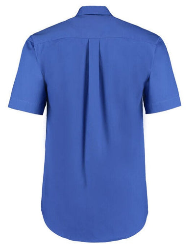 Kustom Kit KK109 Mens SS Classic Oxford Shirt - Royal Blue