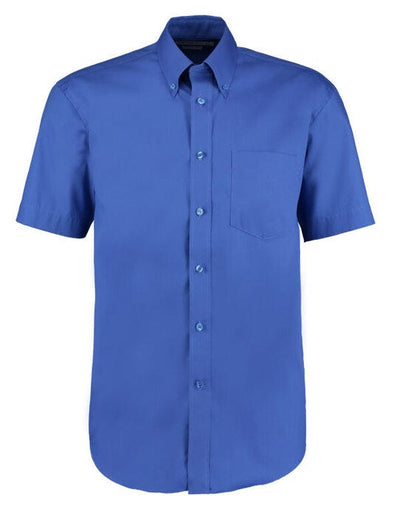 Kustom Kit KK109 Mens SS Classic Oxford Shirt - Royal Blue