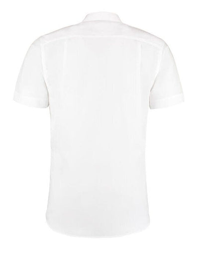 Kustom Kit KK115 Mens SS Non Iron Shirt - White