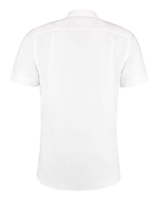 Kustom Kit KK115 Mens SS Non Iron Shirt - White