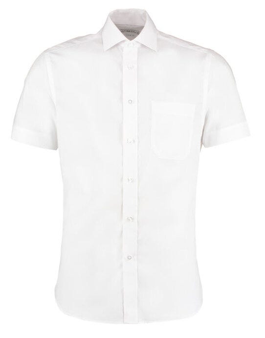 Kustom Kit KK115 Mens SS Non Iron Shirt - White